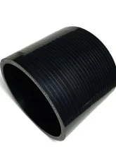 Ticon Industries 4-Ply Black 6.0in Straight Silicone Coupler                                     - 131-15203-0401 - Image 3