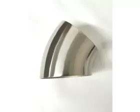 Ticon Industries 1.0in Diameter 45 Degree 1D/1in CLR 1mm/.039in Wall Thickness Titanium Elbow