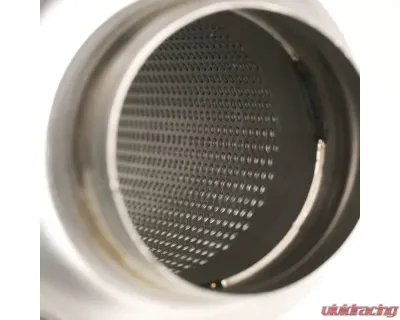 Ticon Industries 12in OAL 4.0in In/Out Ultralight Titanium Muffler - 116-10213-0000