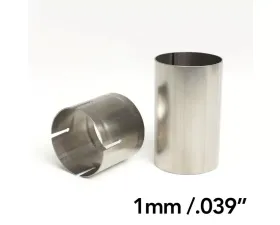 Ticon Industries Male / Female 1.88in Titanium Slip Fit Connector Set