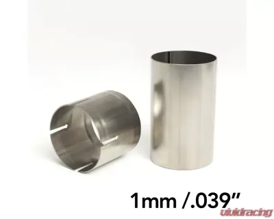 Ticon Industries Male / Female 1.88in Titanium Slip Fit Connector Set - 105-04803-0000