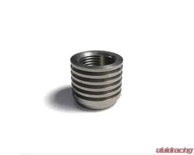 Ticon Industries Titanium O2 Sensor Bung w/ Built In Heat Sink (M18x1.5) - 104-00100-9000