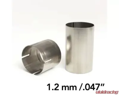 Ticon Industries 2.5in Diameter 1.26D Tight Radius 1mm/.039in Polished Titanium Pie Cut - 5pk - 109-06301-2013