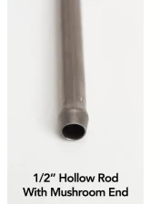 Ticon Industries 12in Length x 1/2in Titanium Billet Exhaust Hanger Rod - Mushroom End                                     - 108-00300-1305 - Image 2