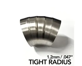 Ticon Industries 2.5in 90 Degree 1.26D Tight Radius 1.2mm/.047in Wall Titanium Pie Cuts - 10 pack