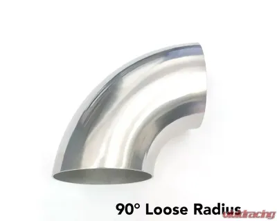 Ticon Industries 4in Titanium 90 Degree Elbow - 1.25D Radius 1.2mm/.039in (No Leg) - 101-10254-3112
