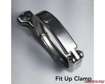 Ticon Industries 2in Stainless Steel Tri-Clover Clamp Heavy Duty Single Pin w/Silicone Gasket - 119-05000-0100