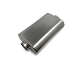 Ticon Industries 17in OAL 3.0in Center In/Out Oval Ultralight Low Profile Titanium Muffler