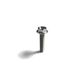 Ticon Industries Titanium Bolt Flanged M5x15x.8TP 8mm 6pt Head