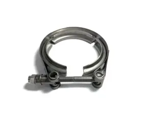 Ticon Industries 5in Stainless Steel V-Band Clamp for GT47-55 Divided Housing