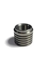 Ticon Industries Titanium O2 Sensor Bung w/ Built In Heat Sink (M18x1.5)                                     - 104-00100-9000 - Image 2