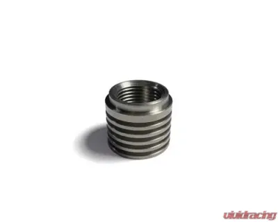 Ticon Industries Titanium O2 Sensor Bung w/ Built In Heat Sink (M18x1.5) - 104-00100-9000