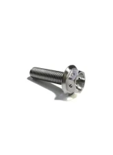 Ticon Industries Titanium Bolt Flanged M6x10x1TP 10mm 6pt Head Drilled                                     - 126-00413-0510 - Image 2