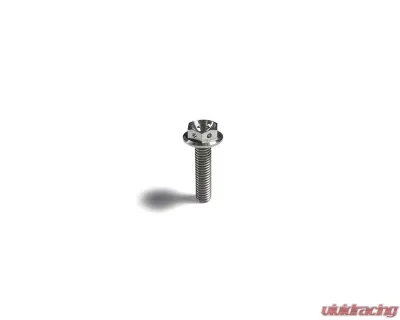 Ticon Industries Titanium Bolt Flanged M6x10x1TP 10mm 6pt Head Drilled - 126-00413-0510