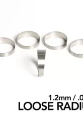 Ticon Industries 1.25in 45 Degree 2.2D/2.75in CLR LR 1.2mm/.047in Wall Titanium Pie Cuts - 5pk                                     - 109-03201-0004 - Image 2