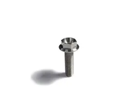 Ticon Industries Titanium Bolt Flanged M6x15x1TP 10mm 6pt Head