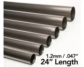 Ticon Industries 1.25in Diameter x 24.0in Length 1.2mm/.047in Wall Thickness Titanium Tube