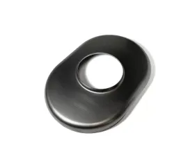 Ticon Industries 3in Titanium Oval Muffler End Cap - 6in x 9in Body