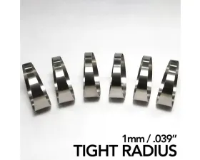 Ticon Industries 1.50in 7.5 Degree 1D/1.5in CLR Tight Radius 1mm Wall Titanium Pie Cuts - 6pk
