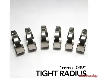 Ticon Industries 1.50in 7.5 Degree 1D/1.5in CLR Tight Radius 1mm Wall Titanium Pie Cuts - 6pk - 109-03802-0013