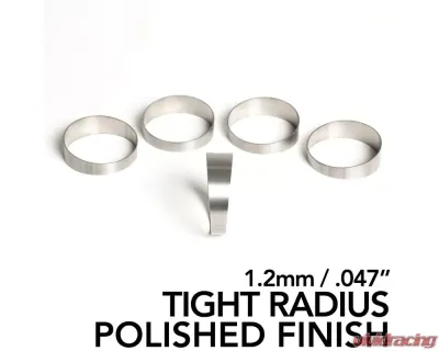 Ticon Industries 3.0in 1.14D Tight Radius 1.2mm/.047in Wall Polished Titanium Pie Cuts - 5pk - 109-07601-2014