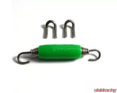 Ticon Industries Green Silicone Titanium Spring Tab and Spring Kit (2 Tabs/1 Spring) - Single Kit - 108-00211-1102