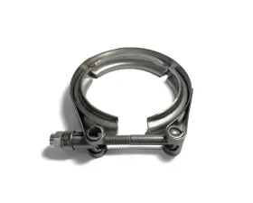 Ticon Industries 5in Stainless Steel V-Band Clamp for GT47-55 Undivided Housing