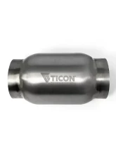 Ticon Industries 4in Inlet/Outlet 5in Body x 12in OAL Titanium Bullet Resonator                                     - 115-10223-0006 - Image 2