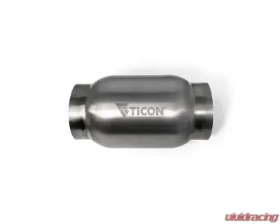 Ticon Industries 4in Inlet/Outlet 5in Body x 12in OAL Titanium Bullet Resonator - 115-10223-0006