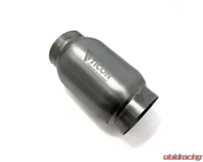Ticon Industries 4in Inlet/Outlet 5in Body x 12in OAL Titanium Bullet Resonator - 115-10223-0006