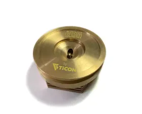 Ticon Industries Tig Aesthetics 2.5in Universal Vband Heat Sink w/ Purge - Tellurium Copper