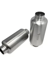 Ticon Industries 12in OAL 4.0in In/Out Ultralight Titanium Muffler                                     - 116-10213-0000 - Image 2