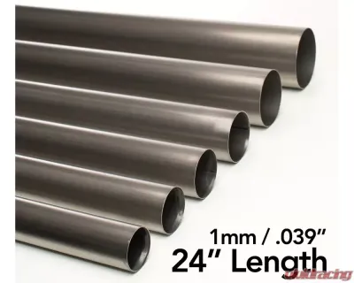 Ticon Industries 1in Diameter 24in Length 1mm/.039in Titanium Tube - 102-02523-0000