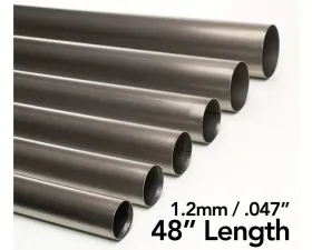 Ticon Industries 2.13in Diameter 48in Length 1.2mm/.047in Wall Thickness Titanium Tube