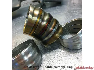 Ticon Industries 3rd Party: Shogun Cuts by Jesse James 2.25" Pie Cut Tight Radius polished - 903-01571-1100