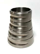 Ticon Industries 3rd Party: Shogun Cuts by Jesse James 2.25" to 2" at .75" tall reducer polished 304ss                                     - 903-01574-1150 - Image 2