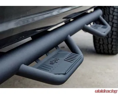 N-Fab Podium LG Textured Black Cab Length Ford F-150 SuperCrew All Beds 2015-2025 - HPF1585CC-TX