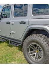 N-Fab Podium LG and SS Steps Textured Black Jeep Wrangler JL 4-Door                                     - HPJ1866-TX - Image 5
