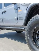 N-Fab Textured Black RKR Rails Step Systems Jeep Gladiator 2020-2024                                     - J194TRKR - Image 4