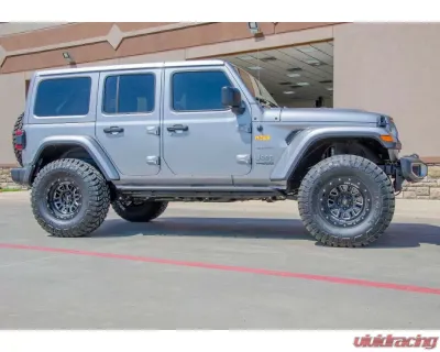 N-Fab Textured Black RKR Rails Step Systems Jeep Gladiator 2020-2024 - J194TRKR