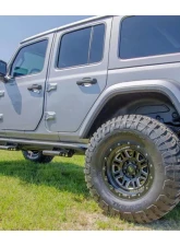 N-Fab RKR Step System Cab Length Textured Black Jeep Wrangler 18-24                                     - J184RKRS4 - Image 5