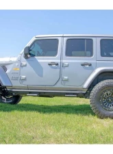 N-Fab RKR Step System Cab Length Textured Black Jeep Wrangler 18-24                                     - J184RKRS4 - Image 6