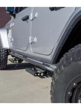 N-Fab RKR Step System Cab Length Textured Black Jeep Wrangler 18-24                                     - J184RKRS4 - Image 8