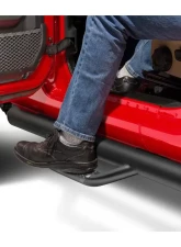N-Fab Nerf Step Wheel 2 Wheel Textured Black Jeep Wrangler 18-24                                     - J1866 - Image 3