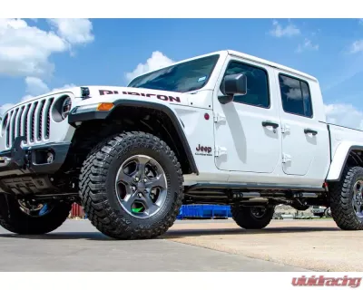N-Fab Textured Black RKR Step Systems Jeep Gladiator 2020-2024 - J194TRKRS4