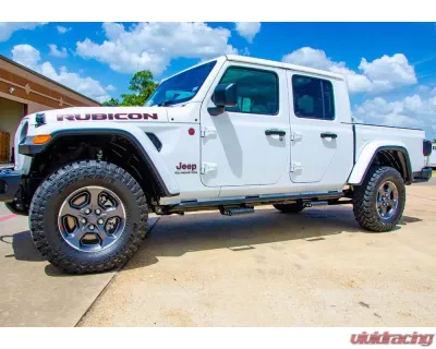 N-Fab Textured Black RKR Step Systems Jeep Gladiator 2020-2024 - J194TRKRS4
