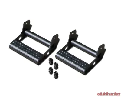 N-Fab RKR Rails Textured Black RKR/Rock Rail Detachable Step-Pair - JPTS32
