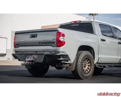 N-Fab Pre-Runner Style Rear Bumper Textured Black Toyota Tundra 2014-2021 - T14RBS-H-TX