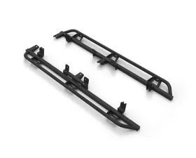 N-Fab Textured Black Trail Slider Steps Chevrolet Colorado | GMC Canyon Crew Cab Pickup 2015-2024