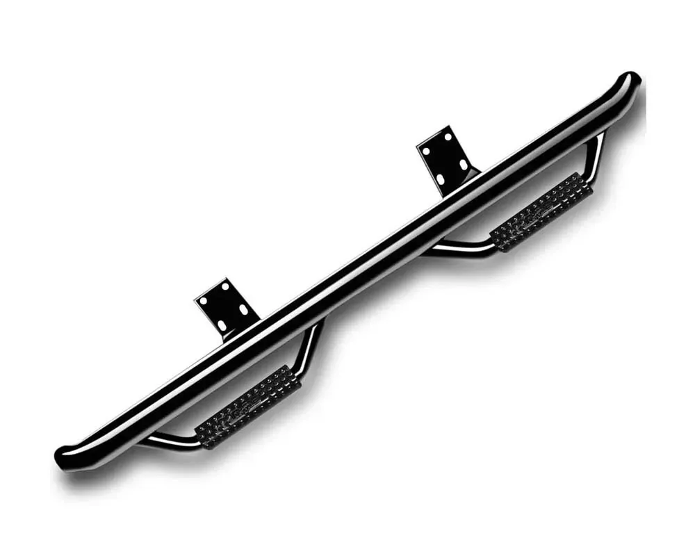 N-Fab Cab Length Nerf Step Gloss Black Nissan Frontier Extended Cab 4.5' Bed 2005-2021 - N0570CC